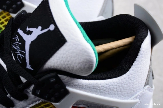 Lucid Retro AQ9129-100 Jordan Rasta Green 4 AQ9129-100 1128